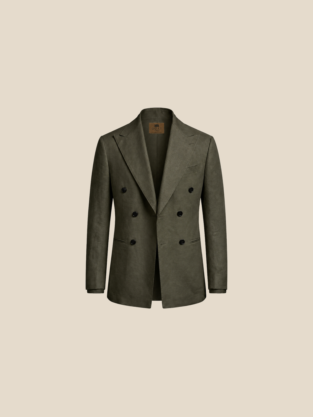 Exclusive Blazer St James's Linen Double-Breasted — portada centrada Luxury Tailoring