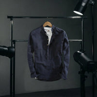 Thumbnail for Camisa de lino Manga Larga cuello mao GOAT London