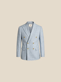 Thumbnail for Blazer Regent's Park Double-Breasted - celeste frente