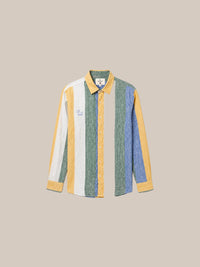 Thumbnail for Camisa London Eye mang larga (100% lino) — 3.5 AMARILLO fondo beige - IA Gemini.jpg