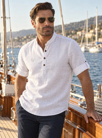 Thumbnail for Camisa Goat London Classic — Classic blanca - Modelo 1 puerto GPT.jpg