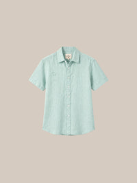 Thumbnail for Camisa 100% Lino (Black Line) — 1 verde - IA Gemini.jpg