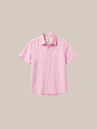 Thumbnail for Camisa 100% Lino (Black Line) — 1 rosado - IA Gemini.jpg