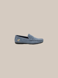 Thumbnail for Mocasín Eton Suede Penny — 8 light blue perfil - IA.jpg