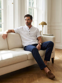 Thumbnail for Camisa Goat London Classic — Classic blanca - Modelo 1 interior.jpg