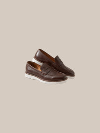 Thumbnail for Mocasín Holland Park Platform Penny — 18 dark brown par elegante - IA.jpg