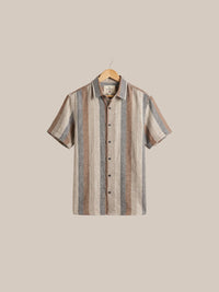 Thumbnail for Camisa Marylebone 100% Lino — Marylebone marron Shopify percha - IA.jpg