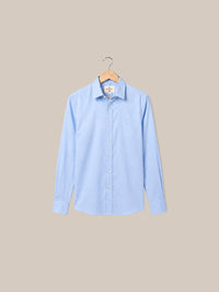 Thumbnail for Camisa Knightsbridge Sky Blue Poplin — Modelo 53 celeste percha - IA.jpg