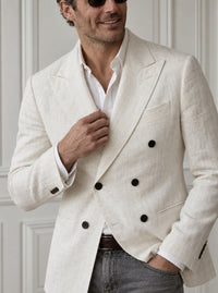 Thumbnail for Blazer St James's Linen Double-Breasted — St James blanco - detalle dia GPT.jpg